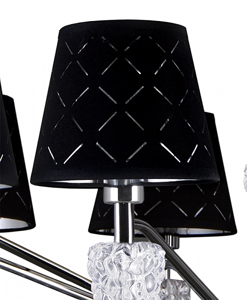 Подвесная люстра Элисон 1016/8H-CR-BK