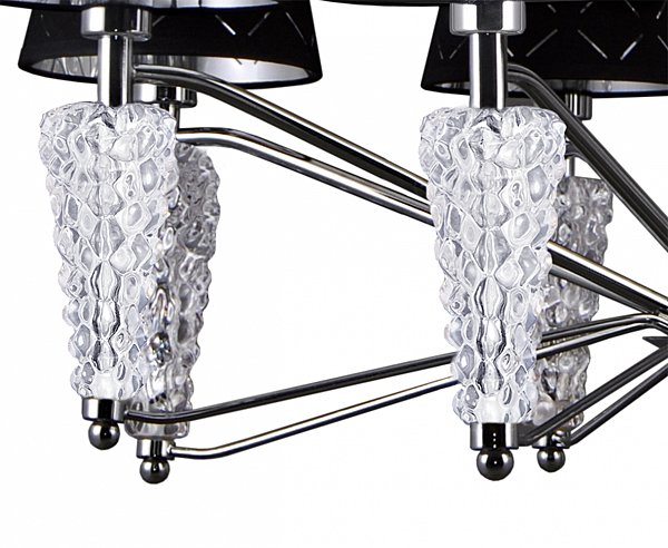 Подвесная люстра Элисон 1016/8H-CR-BK