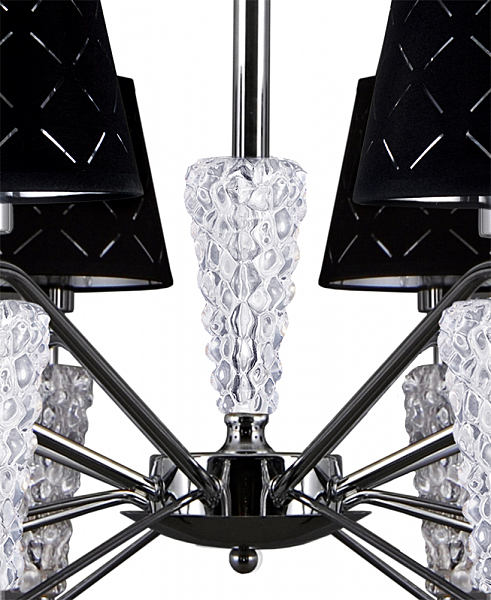 Подвесная люстра Элисон 1016/8H-CR-BK