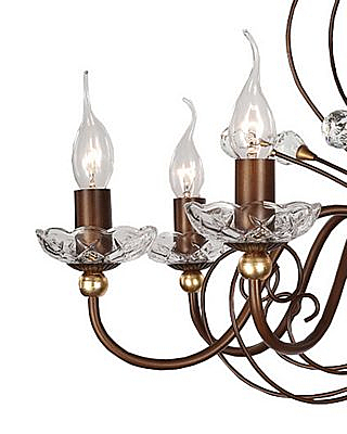 Подвесная люстра Брилл H17032/7RBOC