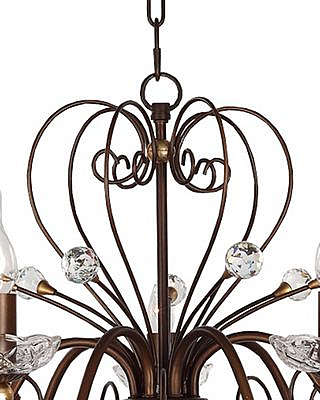 Подвесная люстра Брилл H17032/7RBOC