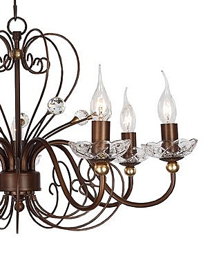 Подвесная люстра Брилл H17032/7RBOC