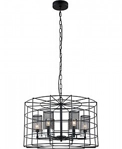 Подвесная люстра Корин 4012/6P-BK-CR