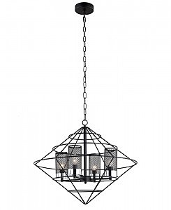 Подвесная люстра Элоди 4015/4P-BK-CR