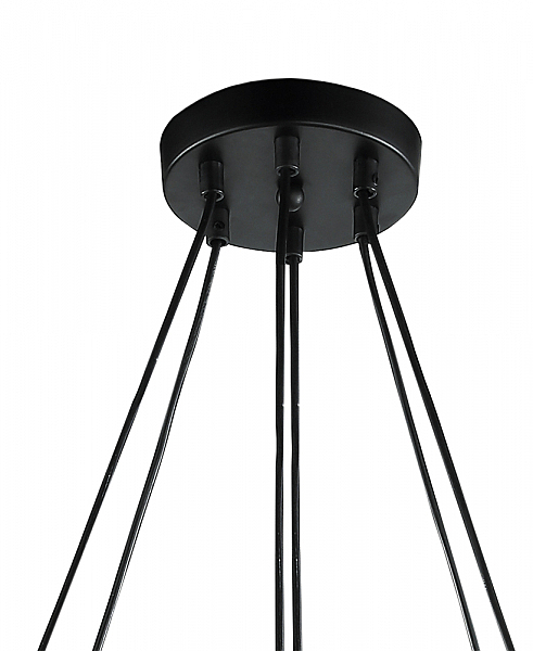 Подвесная люстра Нерей 4001/6P-BK-GD