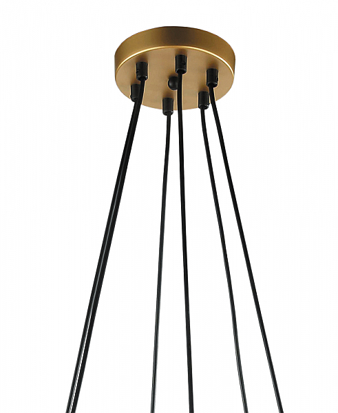 Подвесная люстра Айла 4003/6P-GD-WT