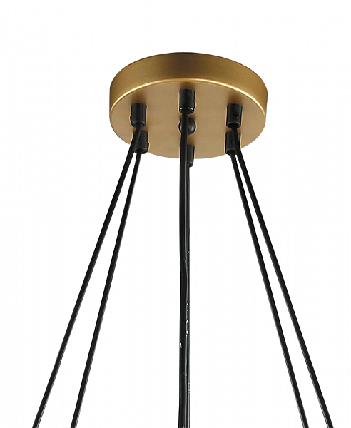 Подвесная люстра Ноэль 4005/6P-GD-BK