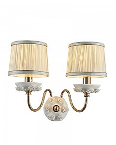 Настенное бра Эрин 1030/2W-GD-WT