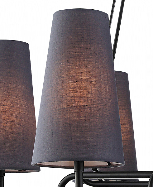 Подвесная люстра Сиринга 4006/6P-BK-GR-BL