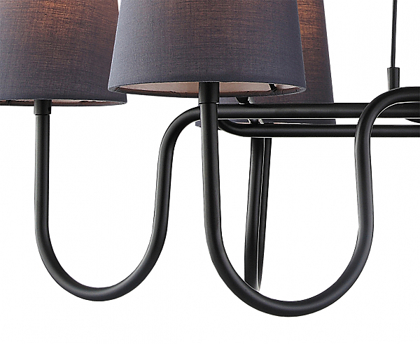 Подвесная люстра Сиринга 4006/6P-BK-GR-BL