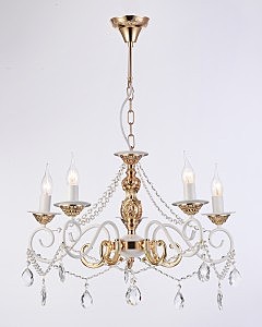 Подвесная люстра Дарен 2010/5P-FG-WT
