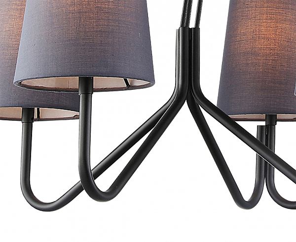 Подвесная люстра Либера 4007/6P-BK-GR-BL