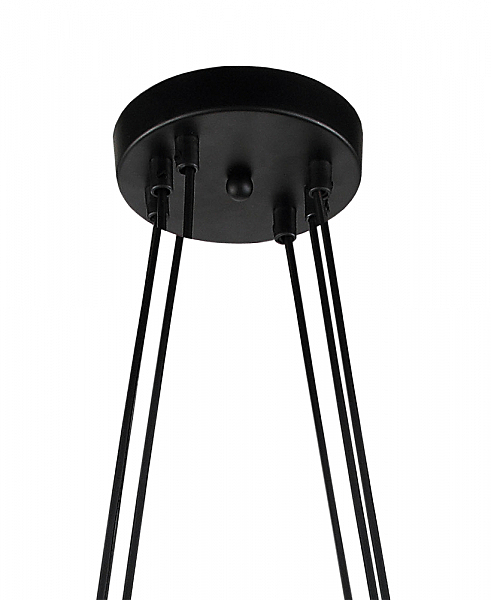 Подвесная люстра Либера 4007/6P-BK-GR-BL