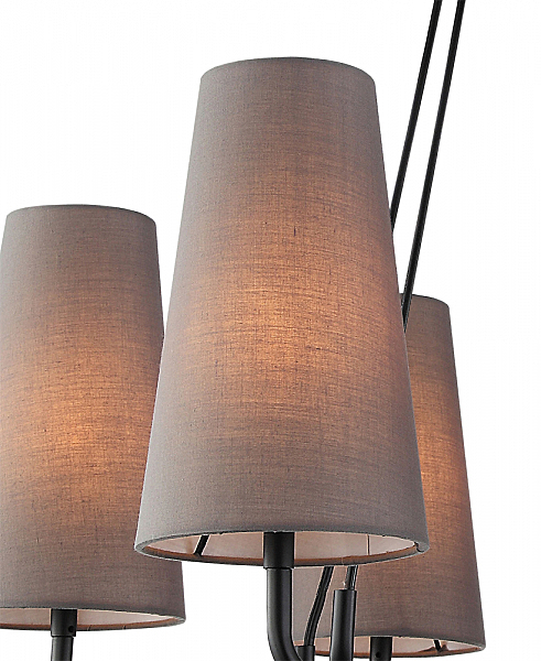 Подвесная люстра Астарта 4008/6P-BK-DGR