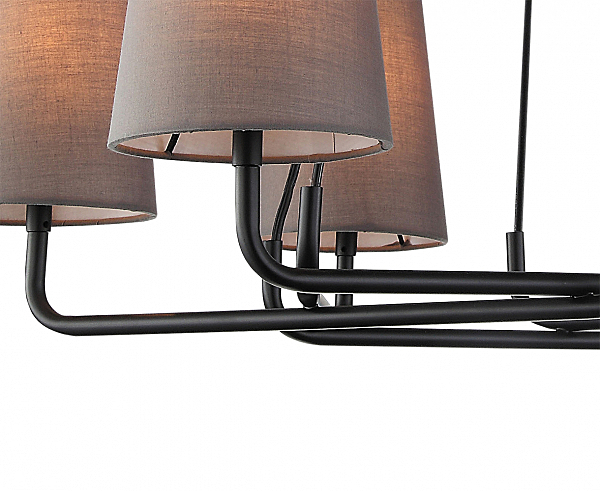 Подвесная люстра Астарта 4008/6P-BK-DGR