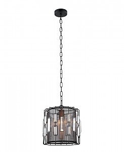 Светильник подвесной Аглая 0001/1PM-BK