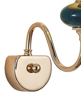 Настенное бра Макей 1031/1W-GD-DGN-WT