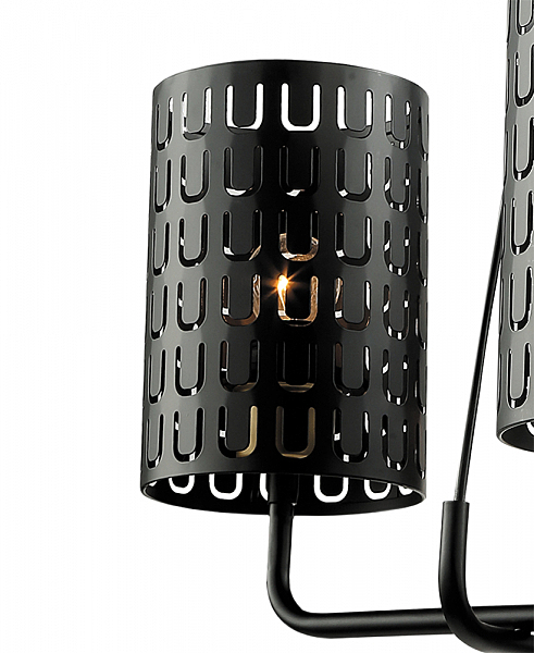 Подвесная люстра Тейл 4002/4P-BK-GR