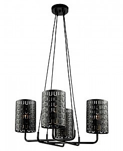 Подвесная люстра Тейл 4002/4P-BK-GR