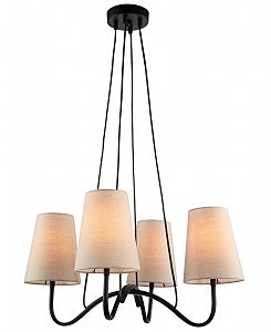 Подвесная люстра Твинкл 4010/4P-BK-LGR