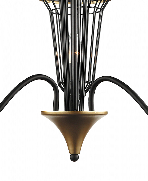 Подвесная люстра Блис 4016/3P-BK-GD