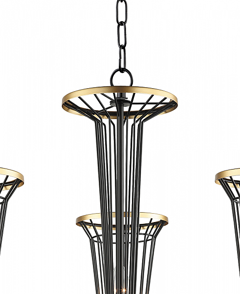 Подвесная люстра Блис 4016/3P-BK-GD