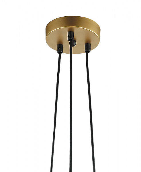 Подвесная люстра Ноэль 4005/3P-GD-BK