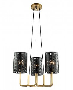 Подвесная люстра Ноэль 4005/3P-GD-BK