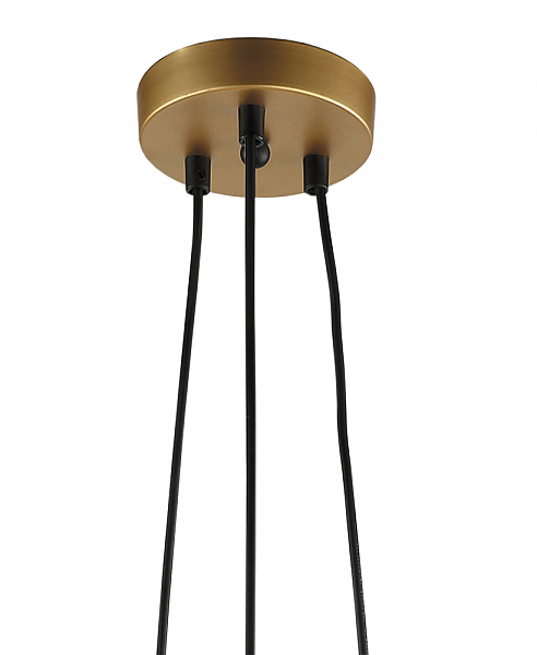 Подвесная люстра Аврил 4004/3P-GD-WT