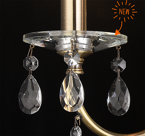 Настенное бра Хлоя 0015/2W-AB