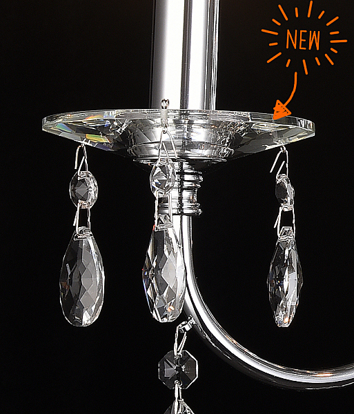 Настенное бра Хлоя 0015/2W-CR