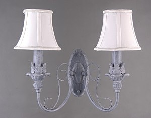 Настенное бра Элин 1027/2W-GRWT-WT