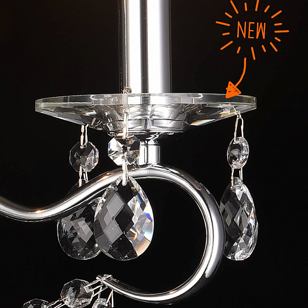 Настенное бра Юнона 0016/2W-CR