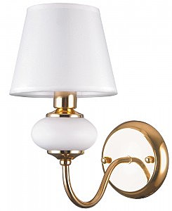 Настенное бра Клэр 1019/1W-GD-WT