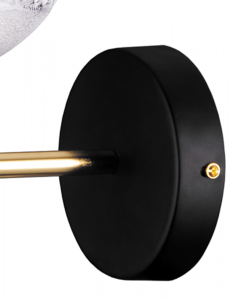 Настенное бра Лефевр 3301/1W-GD-BK