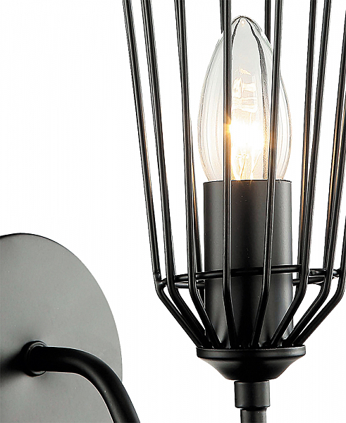 Настенное бра Блис 4016/1W-BK-GD