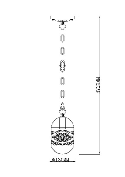 Светильник подвесной Lassie 10168/1S
