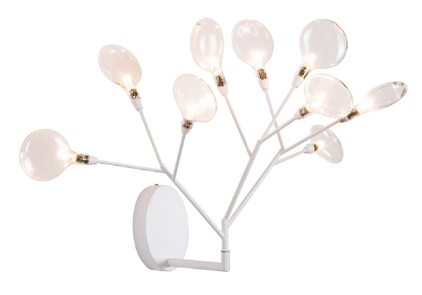 Настенное бра Evita EVITA AP9 WHITE/TRANSPARENT