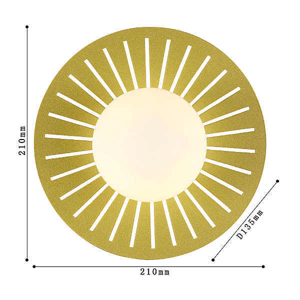 Настенное бра Sonnenblume 2356-1W