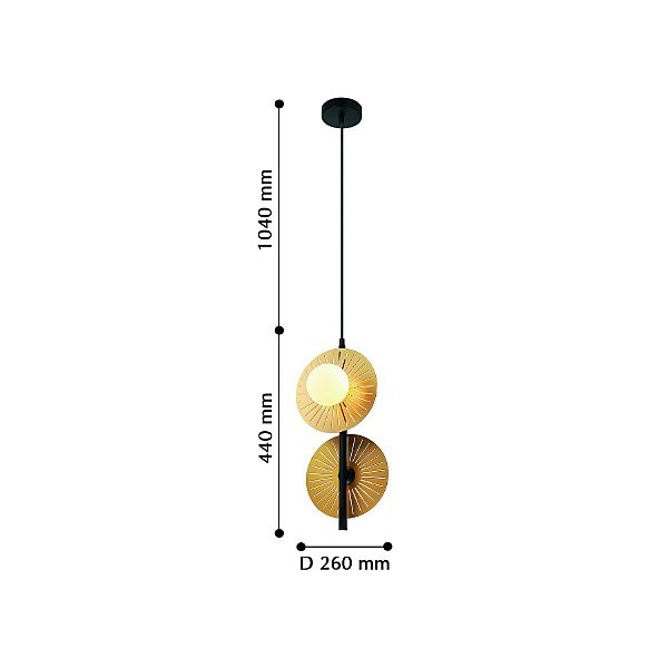 Светильник подвесной Sonnenblume 2356-2P