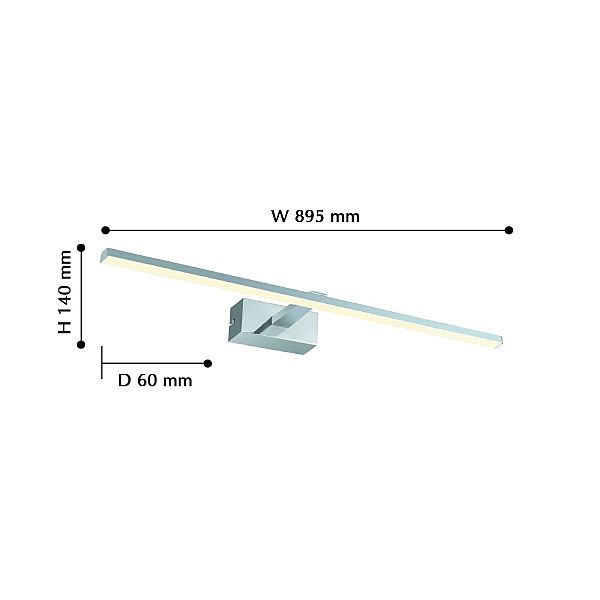 Подсветка зеркал и полок Scriptor 2433-3W