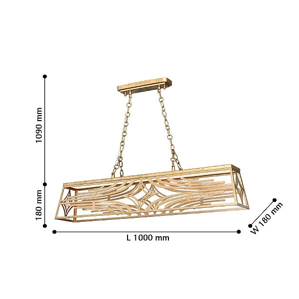 Подвесная люстра Philipp 2498-10P