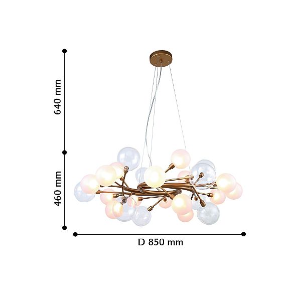 Подвесная люстра Babylon 2515-15P