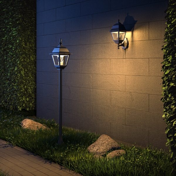 Столб фонарный уличный Abbey Road O003FL-01B