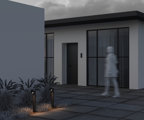 Уличный наземный светильник Wall Street O010FL-01B