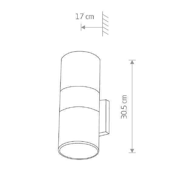 Уличный настенный светильник Fog 3404