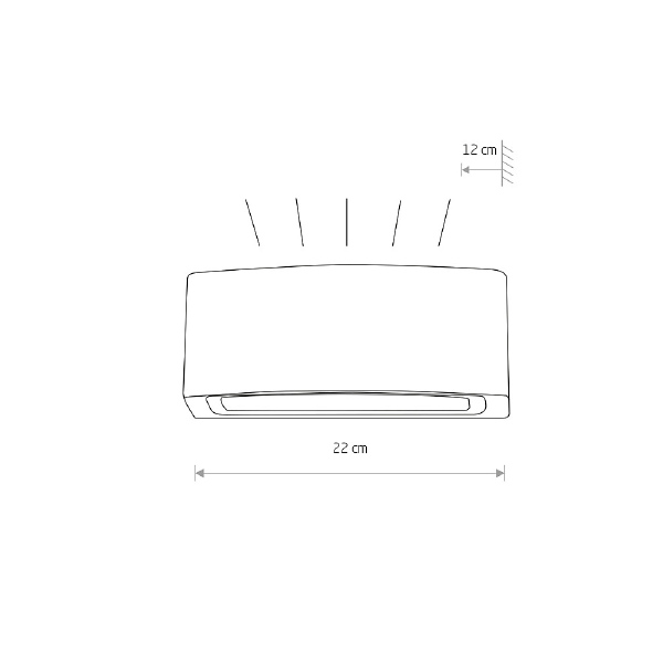 Уличный настенный светильник Brick 3408
