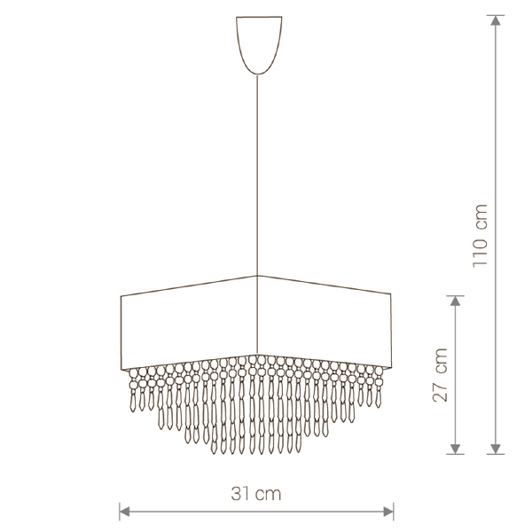 Подвесная люстра Modena 4014