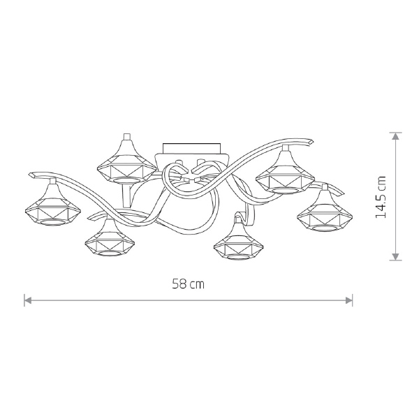 Потолочная люстра Tesalli 4653