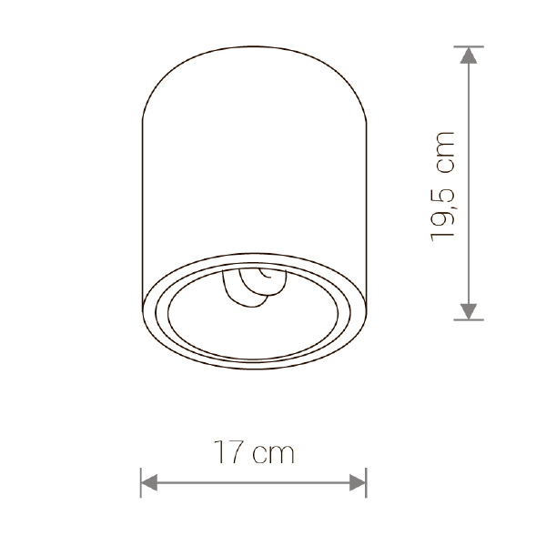 Накладной светильник Downlight 4866
